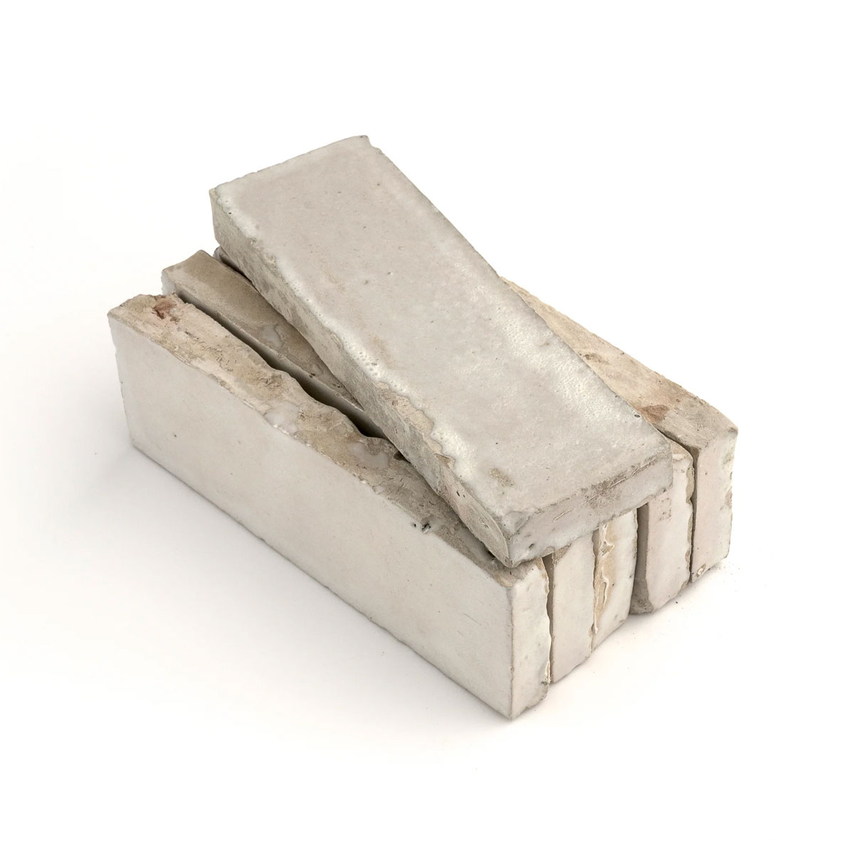 Riad Tile Natural White 2x6 Thin Bejmat Zellige Tile